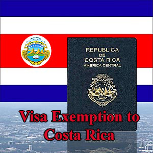 Visa Exemption to Costa Rica