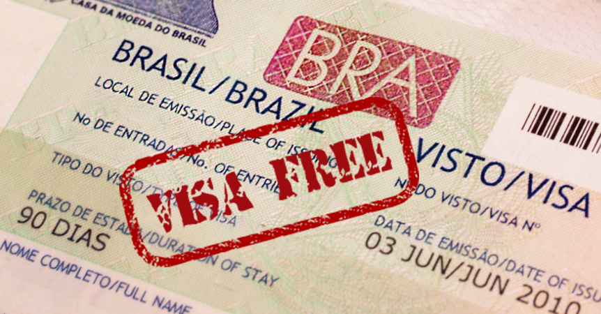 Brazil miễn visa cho quốc gia nào?