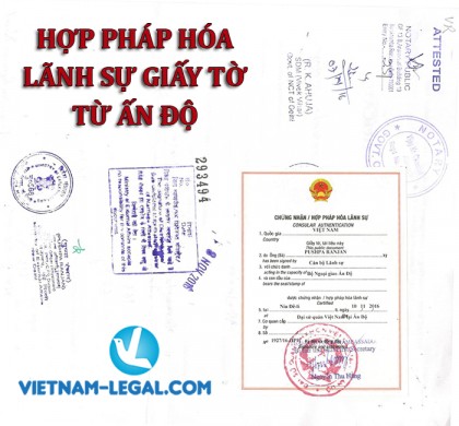 Hợp pháp hóa giấy tờ cấp ra từ ấn độ