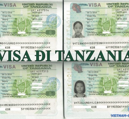 KẾT QUẢ VISA DU LỊCH TANZANIA –  QUỐC GIA KHÔNG CÓ SỨ QUÁN TẠI VIỆT NAM