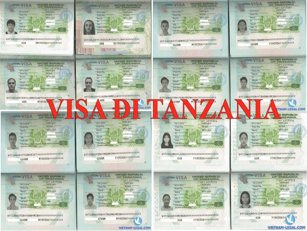 VISA DU LỊCH TANZANIA