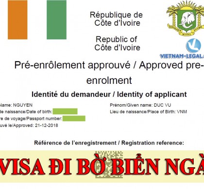 KẾT QUẢ VISA BỜ BIỂN NGÀ THÁNG 12/2018