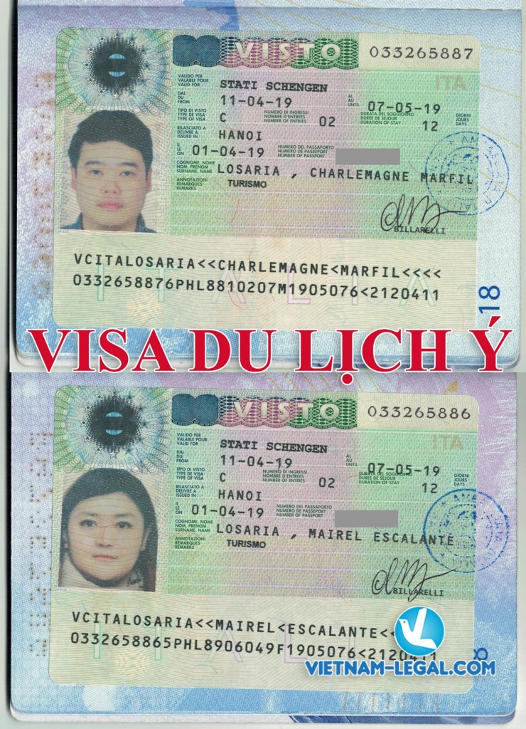 Visa du lịch Ý