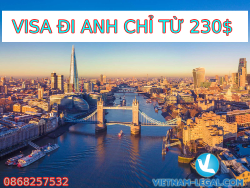 VISA ĐI ANH CHỈ TỪ 230$