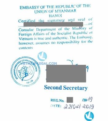Kết Quả Chứng Nhận Lãnh Sự Chứng nhận lưu hành sản phẩm Việt Nam Sử Dụng Tại Myanmar  Tháng 2, 2019