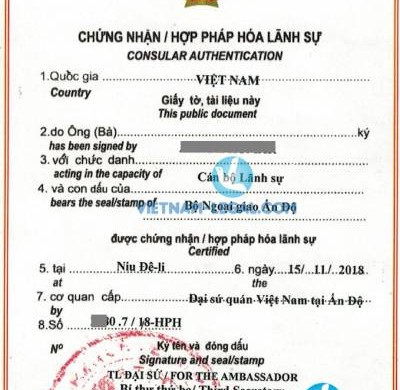 Kết Quả Hợp Pháp Hóa Kinh Nghiệm Làm Việc Ấn Độ Sử Dụng Tại Việt Nam Tháng 11,  2018