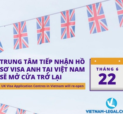 THÔNG BÁO VỀ VIỆC MỞ CỬA TRỞ LẠI CỦA TRUNG TÂM TIẾP NHẬN THỊ THỰC ANH TẠI VIỆT NAM