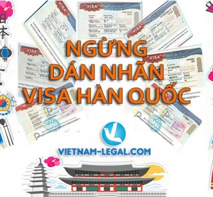 Ngừng dán nhãn Visa và thay bằng ‘Giấy xác nhận cấp Visa’ Hàn Quốc