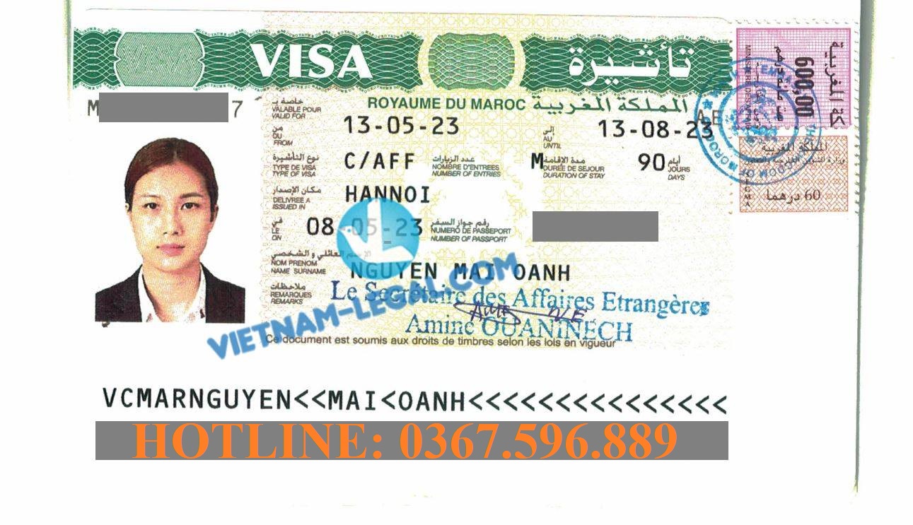 visa Maroc - Mai Oanh