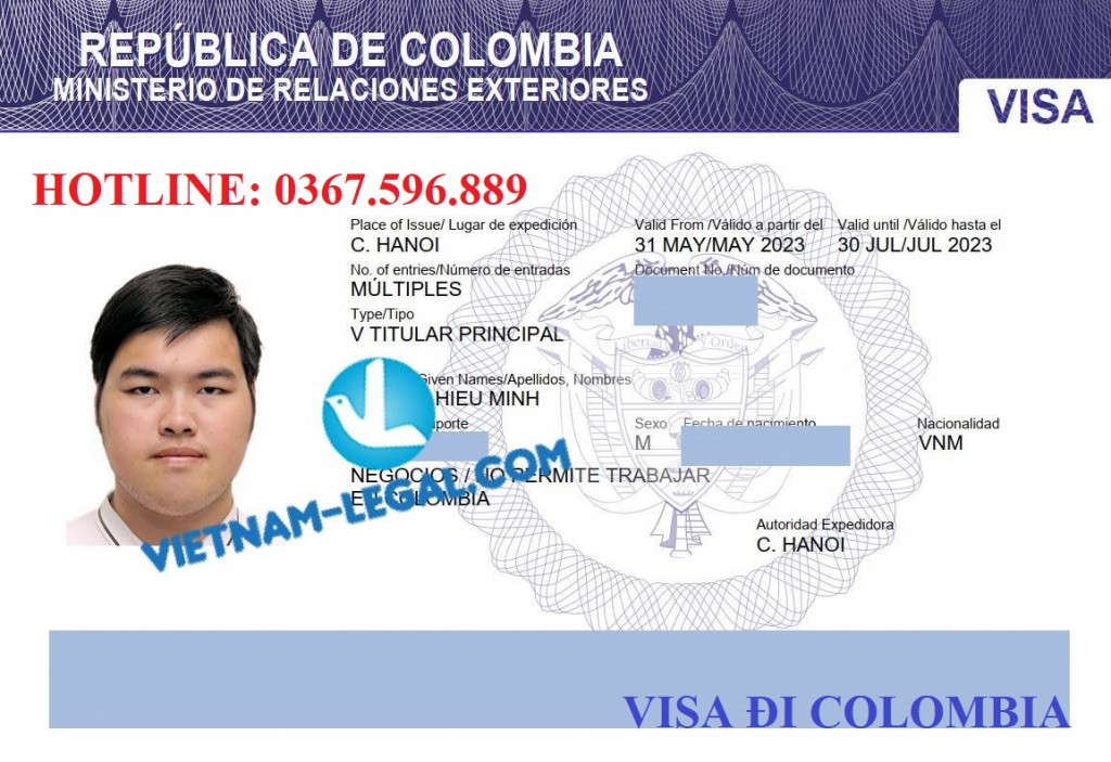 VISA COLOMBIA - HIEU NCA