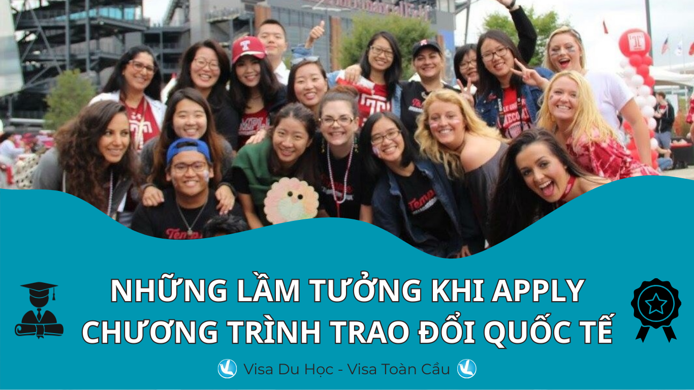 🎓 NHỮNG LẦM TƯỞNG KHI APPLY CHƯƠNG TRÌNH TRAO ĐỔI QUỐC TẾ 🌍