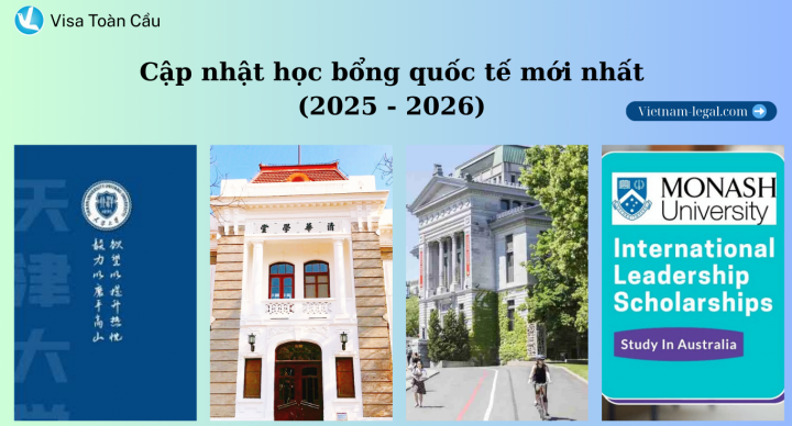 Cập nhật học bổng quốc tế mới nhất (2025 – 2026)