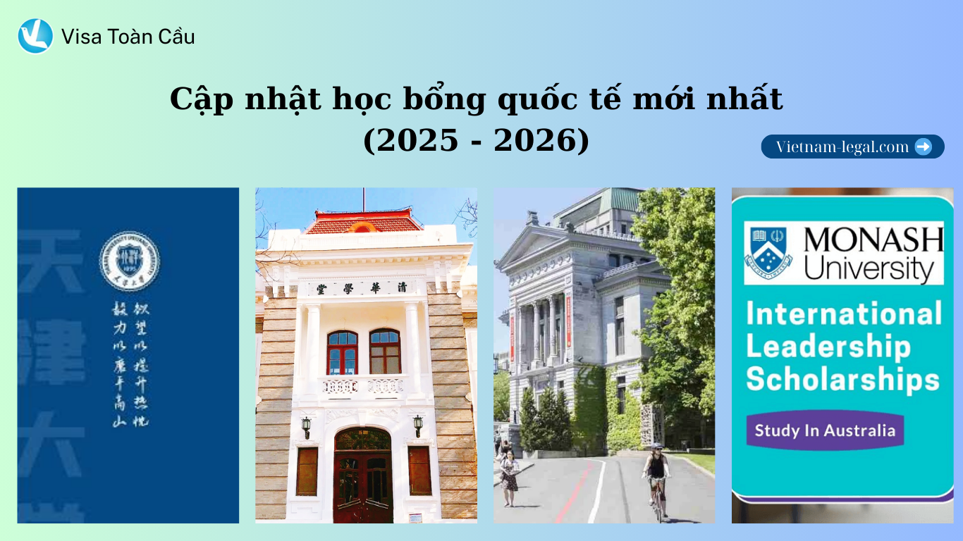 Cập nhật học bổng quốc tế mới nhất (2025 – 2026)