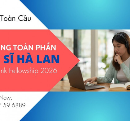 Học Bổng Toàn Phần Thạc Sĩ Tại Đại Học Groningen, Hà Lan – Eric Bleumink Fellowship 2026