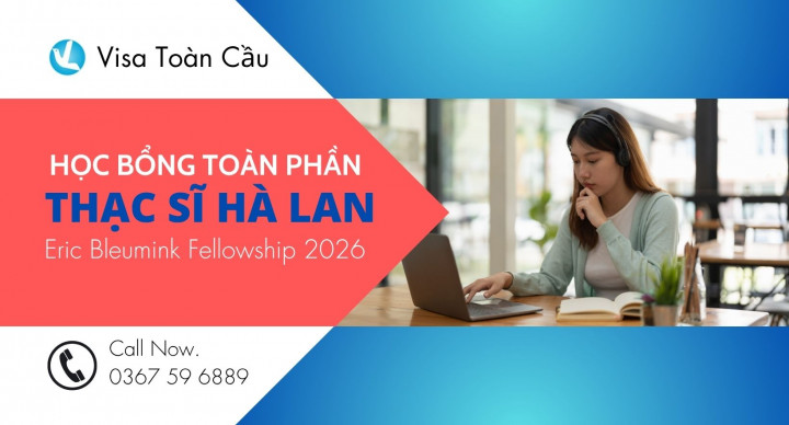 Học Bổng Toàn Phần Thạc Sĩ Tại Đại Học Groningen, Hà Lan – Eric Bleumink Fellowship 2026
