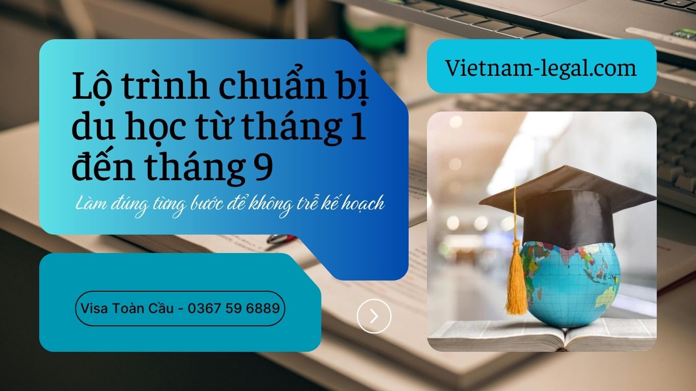 Lộ trình chuẩn bị du học từ tháng 1 đến tháng 9: Làm đúng từng bước để không trễ kế hoạch